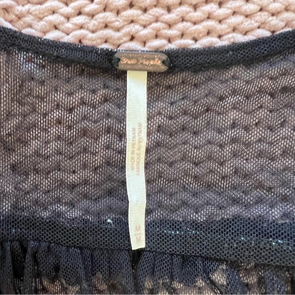 Free People Sheer Top - Wednesday Addams - Picture 2 of 2